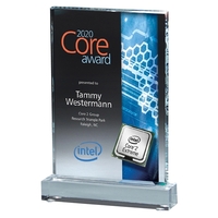 4 1/2" x 7" award made of clear lucite acrylic... from ASI 61125 Hit...