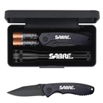 AA LED Mini Maglite® with Warhawk Pocket Knife