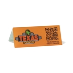 Menu Scanner Table Tent