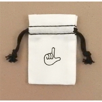 Cotton Double Drawstring Bag with black color drawstring.... from ASI 41630...