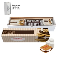 S'mores campfire kit in mailer box. S'mores kits are our best... from ASI...