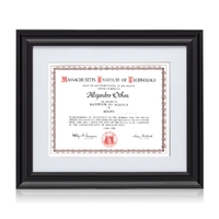 Banff Cert Frame - Black 8 1/2"x11"... from ASI 84592 St Regis Group / St Regis