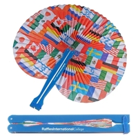 Flag Folding Fan