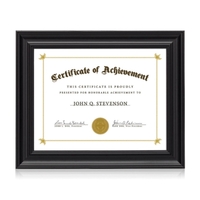 Stellarton Cert Frame - Black 8 1/2"x11"... from ASI 84592 St Regis Group /...