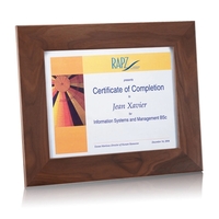 Genuine walnut certificate holder. Blank.... from ASI 84592 St Regis Group /...