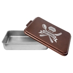 9" x 13" Aluminum Cake Pan with Copper Lid