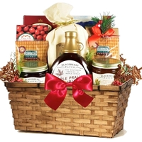 Holiday Breakfast basket with pancake mix, syrup and more.... from ASI 89971...