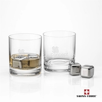 Stunning Crystalline on-the-rocks glasses are paired with a set of 4... from...