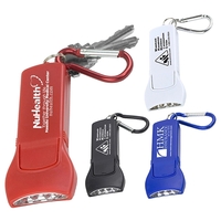 4 LED flashlight / keyholder with carabiner.... from ASI 62660 Innovation Line