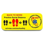 Rectangle Shaped Multi-Color Thick Foam Nail File