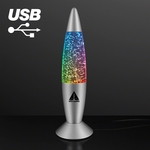 Groovy Glitter Lamp USB Mood Light
