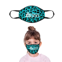Youth Size USA Made Full Color Face Mask with Ear Loops