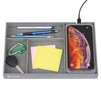 Truman wireless charging accessory tray with anti-slip rubber feet and an......