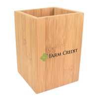 Bamboo Utensil Box 4 1/4" x 6"... from ASI 72657 Active Life Promo / Ingrain...