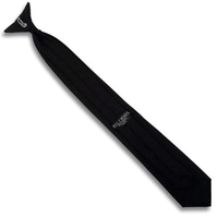 Black 16" Clip On Tie