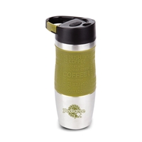 Double walled stainless steel vacuum tumbler with a fashion accent...