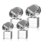 Gemstone Award on Cube - Diamond