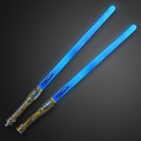 Blank or imprinted. Double Sided Swords Sabers with Blue LEDs and... from ASI...