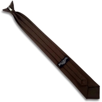 Brown 20" Clip on tie