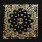 Metallic Paisley Bandanas - Imported