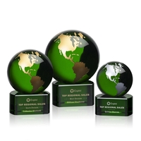 Marcana Globe Award - Green/Gold
