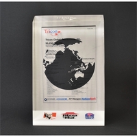 3 1/2" x 7" x 7/8" embedment award made of acrylic... from ASI 45430 Clear...