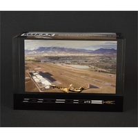 4" x 6" x 7/8" embedment award made of acrylic with... from ASI 45430 Clear...