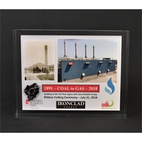 3" x 5" x 7/8" embedment award made of acrylic with... from ASI 45430 Clear...