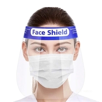 Clear face shield with blue background on top... from ASI 68190 Lungsal /...