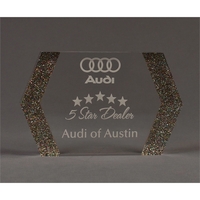 8" x 5" x 1" acrylic award with rectangle shape and... from ASI 45430 Clear...