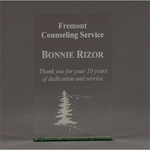 Glued Rectangle Glitter On Bottom Accent