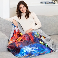 50" x 60" or 60" x 80" micro-mink polyester throw blanket... from ASI 90913...