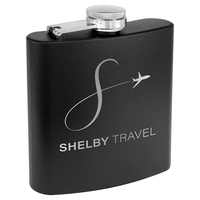 Stainless Steel Hip Flask 6 oz