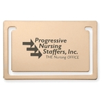 Horizontal Rectangle Heavy Gauge Bookmark