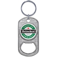 Dog tag bottle opener key ring with photodome... from ASI 68760 Marken...