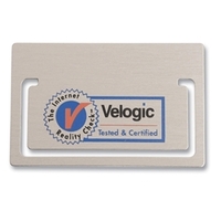 Horizontal Rectangle with Banner Bookmark