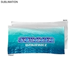 Swim Towel in Microfiber Terry, 22x44, Sublimated