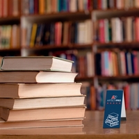 .010 White Gloss Vinyl Plastic Magnetic Bookmark with two magnets. Full......