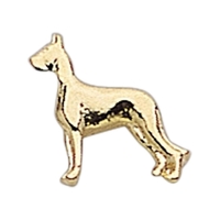 Dog shape lapel pin with military clutch.... from ASI 68760 Marken Industries...