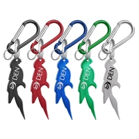Deluxe aluminum can and bottle opener with split key ring and... from ASI...
