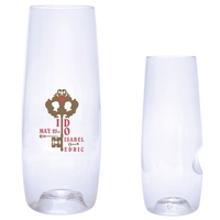 8 oz. Govino® champagne flute, available with custom imprinting.... from ASI...