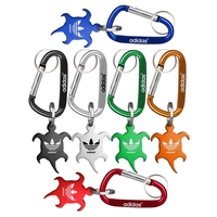 Turtle deluxe aluminum can and bottle opener with split key ring... from ASI...