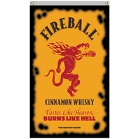 3' x 5' Standard Single Reverse Polyester Vertical Banners