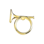 French Horn Lapel Pin