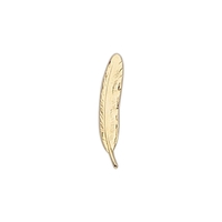 Feather shape lapel pin with military clutch.... from ASI 68760 Marken...