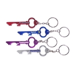 Key shape bottle opener keychain
