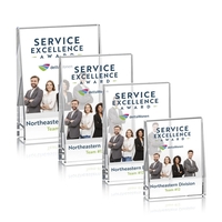 The Miranda VividPrint™ Award is an extra thick freestanding solid Optical......