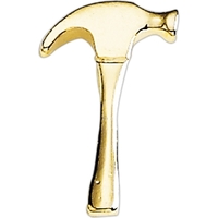 Hammer lapel pin with military clutch.... from ASI 68760 Marken Industries