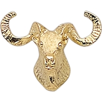 Ram's head lapel pin with military clutch.... from ASI 68760 Marken...