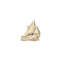 Sailboat lapel pin with military clutch.... from ASI 68760 Marken Industries
